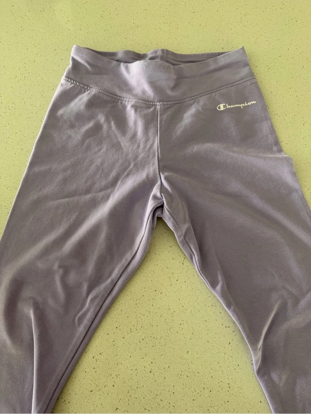 Champion Kids Lavender-Mauve Leggings with Logo